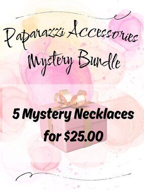 Paparazzi 5 Piece Mystery Necklace Bundle (5NECKLACES)